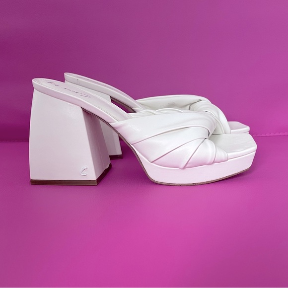 Circus by Sam Edelman Platform Sandals in White - Picture 2 of 7